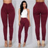 Casual Pants For Women High Waist Stretch Slim Trouser Skinny Candy Color Jeans - ROUTINE FASHION